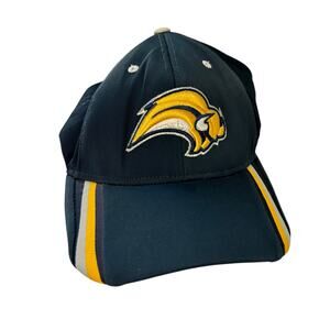 Buffalo Sabres Hockey NHL Baseball Cap Navy Blue Yellow Center Ice Collection